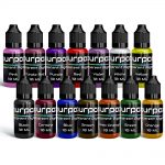 set transparent pigment